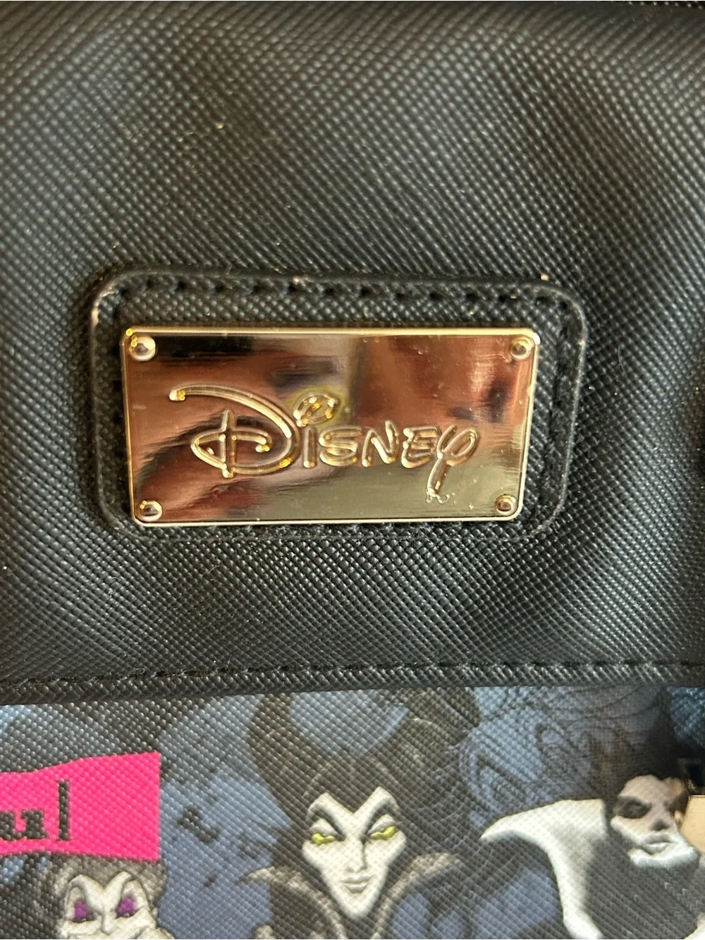 NWT Disney Villains Gray and Black Mini Backpack